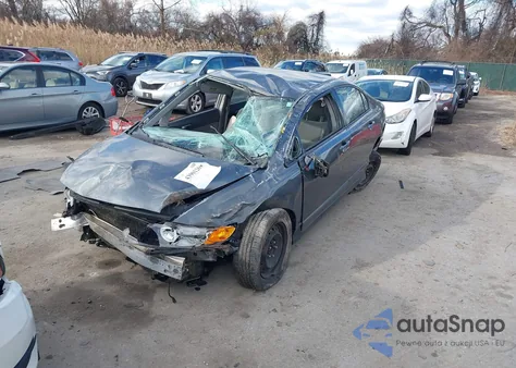 2010 Honda Civic Lx z USA, uszkodzony, nr VIN 2HGFA1F58AH320066